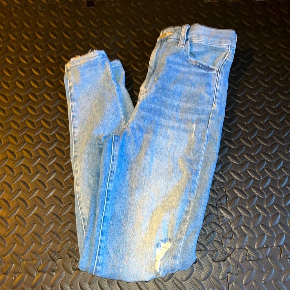 american eagle outfitters curvy high rise jeggings size 2 regular